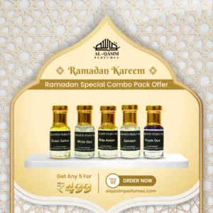 AL-QASIM Premium Attars Gift Set (Pack of Five)