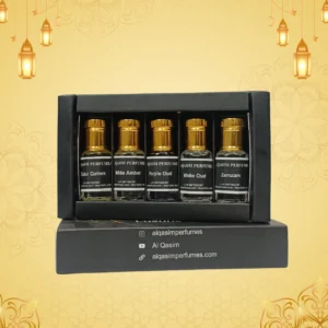 AL-QASIM Premium Attars Gift Set (Pack of Five)